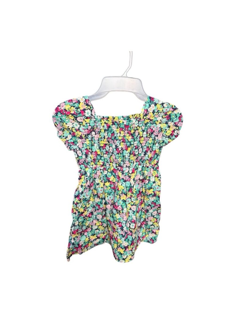 GAP Kids Girl's Spring Short Sleeve Breathable Lightweight Dress Floral New